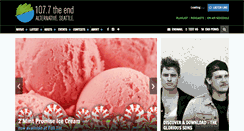 Desktop Screenshot of 1077theend.com